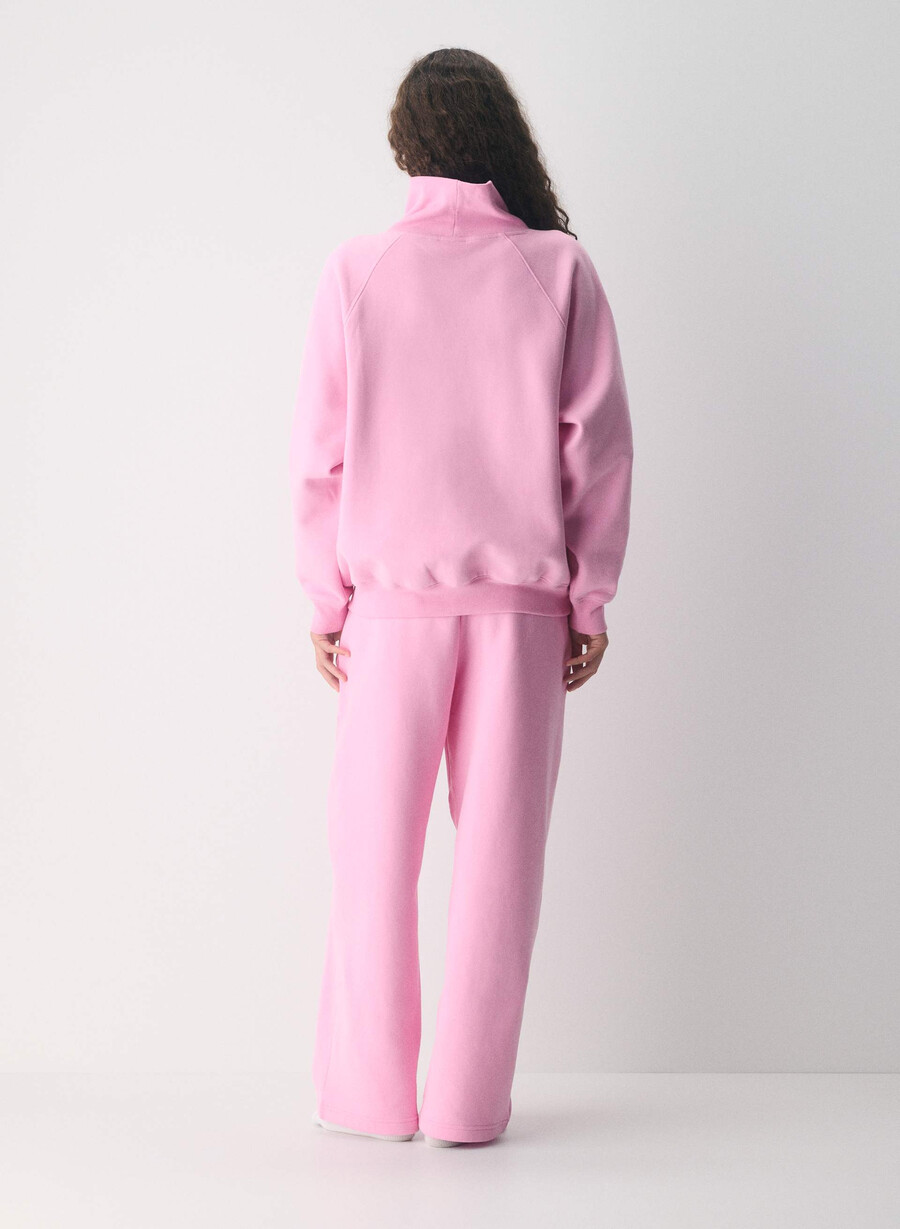 mysig fleece mega raglan trattringning campusgrÖn