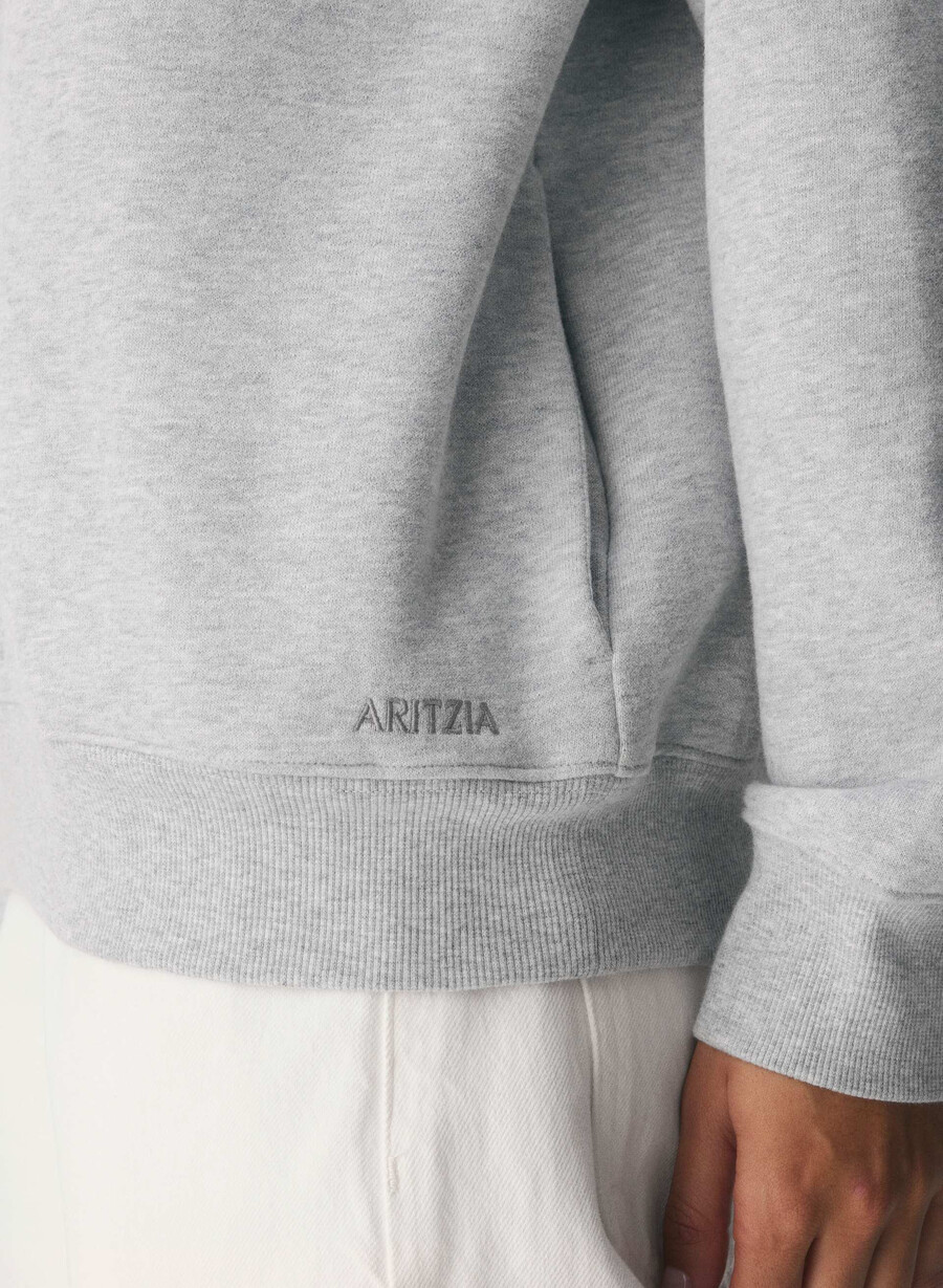mysig sweatfleece mega raglan trattkrage ljungkrom