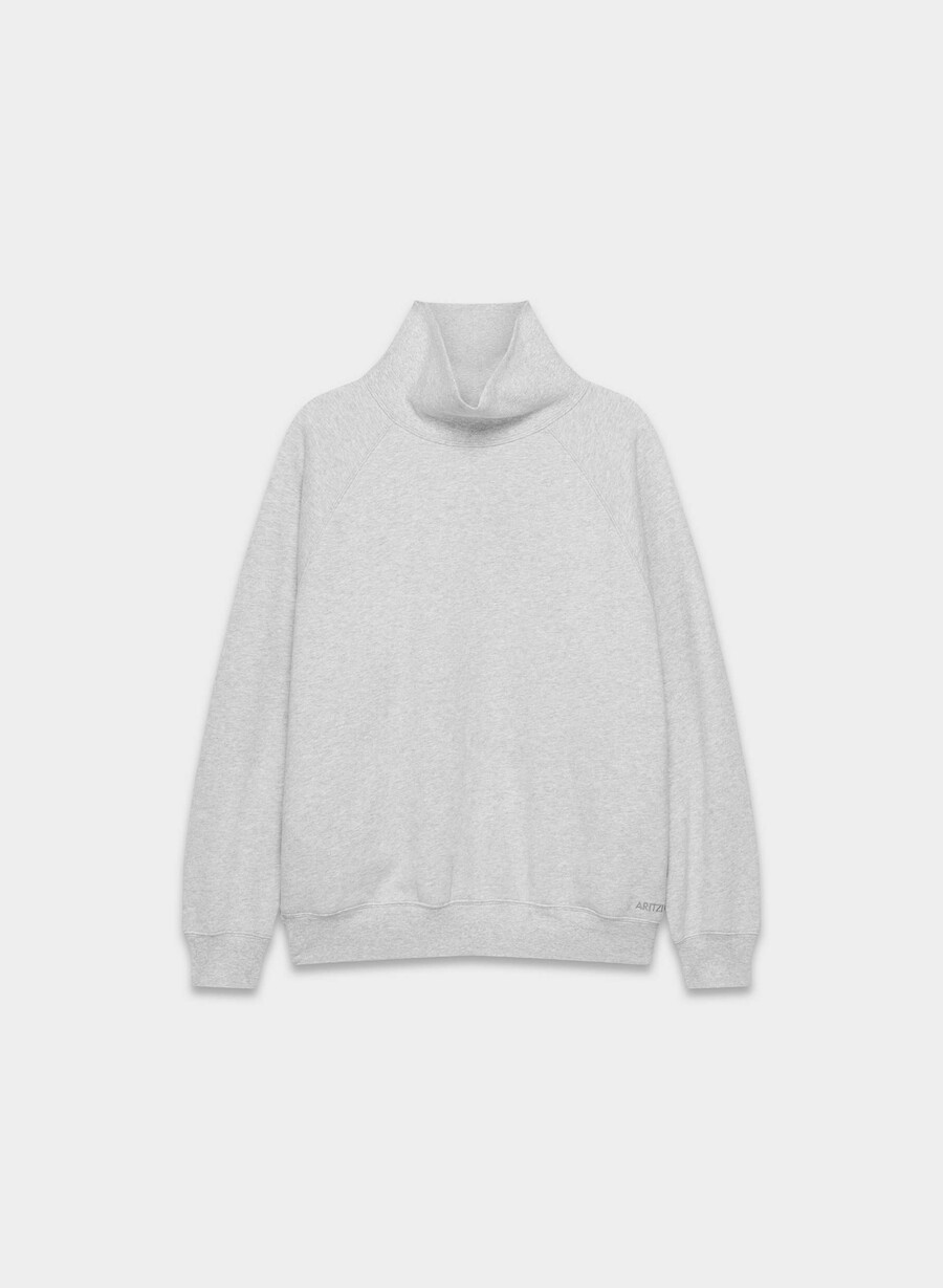 mysig sweatfleece mega raglan trattkrage ljungkrom