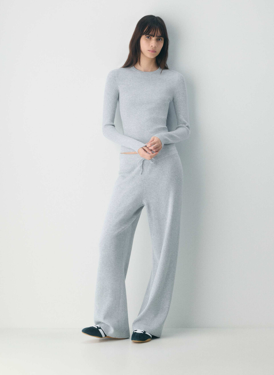 hush tröja h.light cool grey
