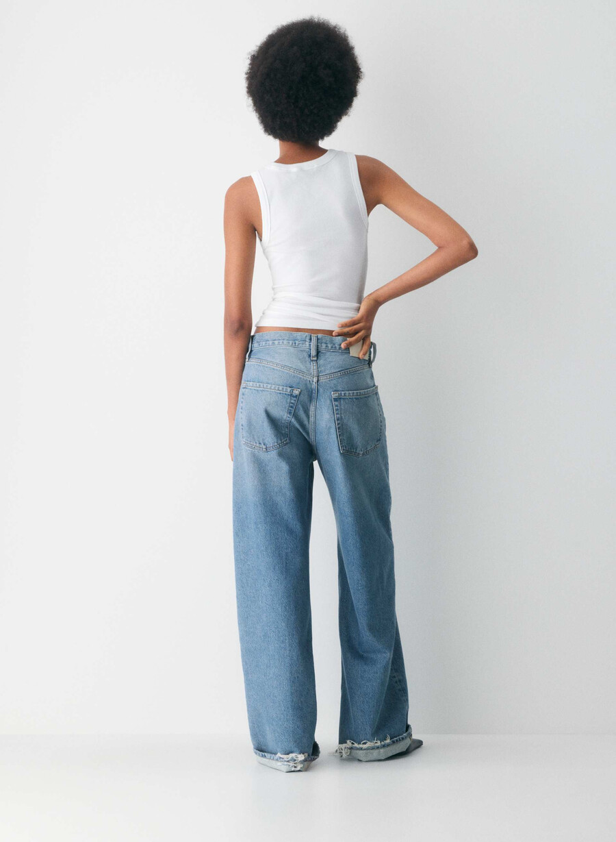 medborgare av mänskligheten ayla baggy cuffed jean solano