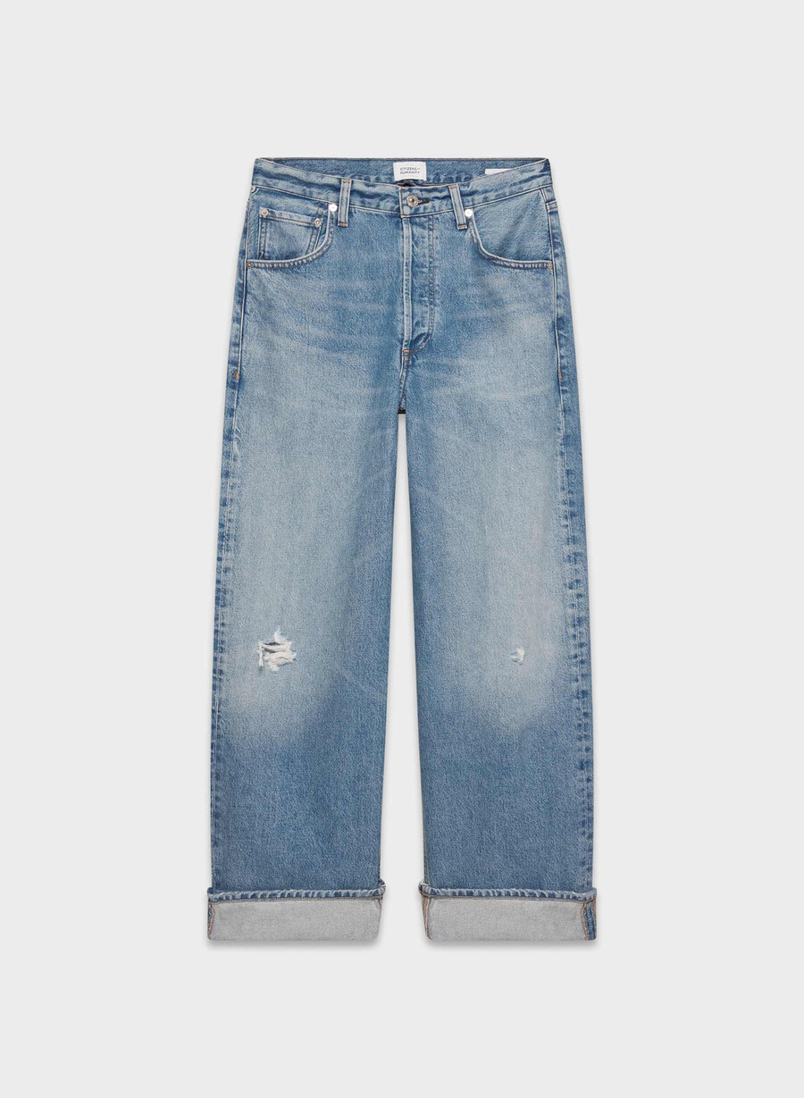 medborgare av mänskligheten ayla baggy cuffed jean solano
