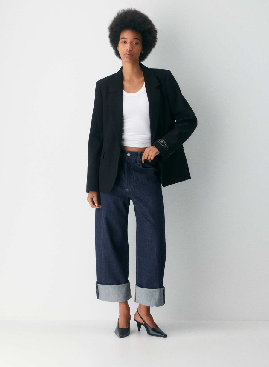 medborgare av mänskligheten ayla baggy cuffed jean amherst
