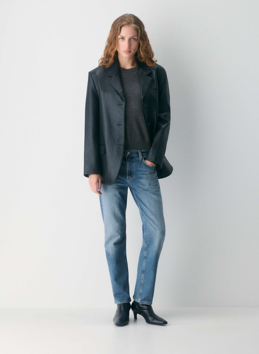 citizens of humanity anissa lågmidja raka jeans alma