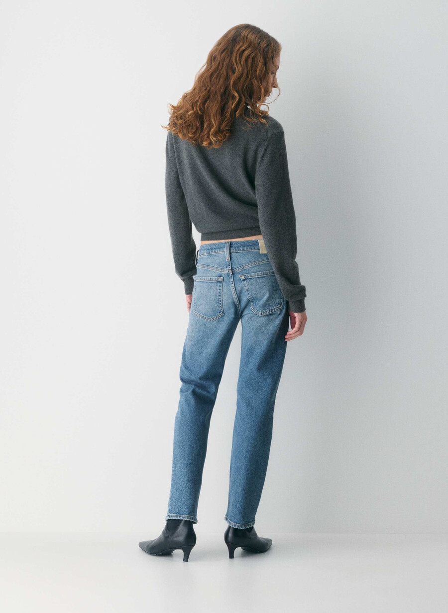 citizens of humanity anissa lågmidja raka jeans alma