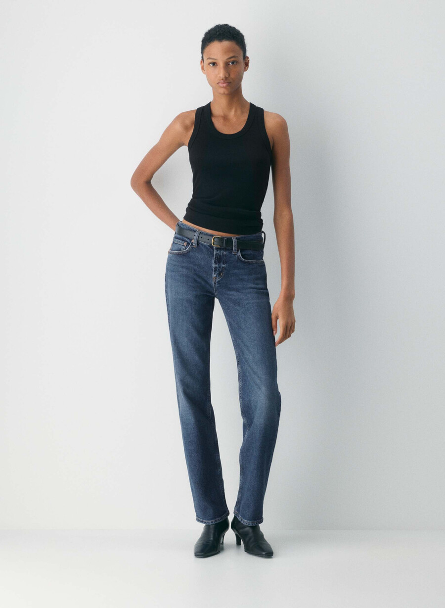 agolde lågmidjade smala jeans slick