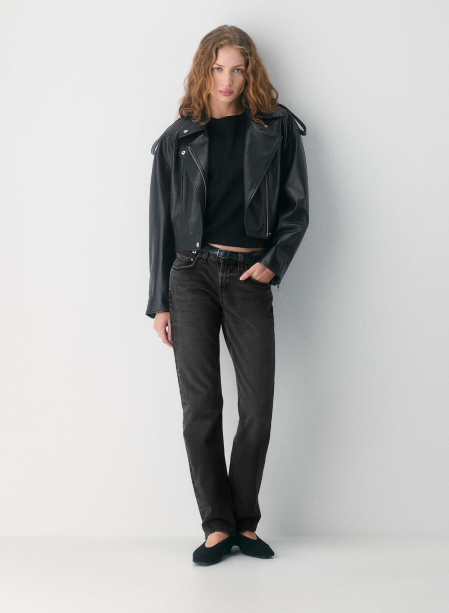agolde lågmidjade smala jeans arcane