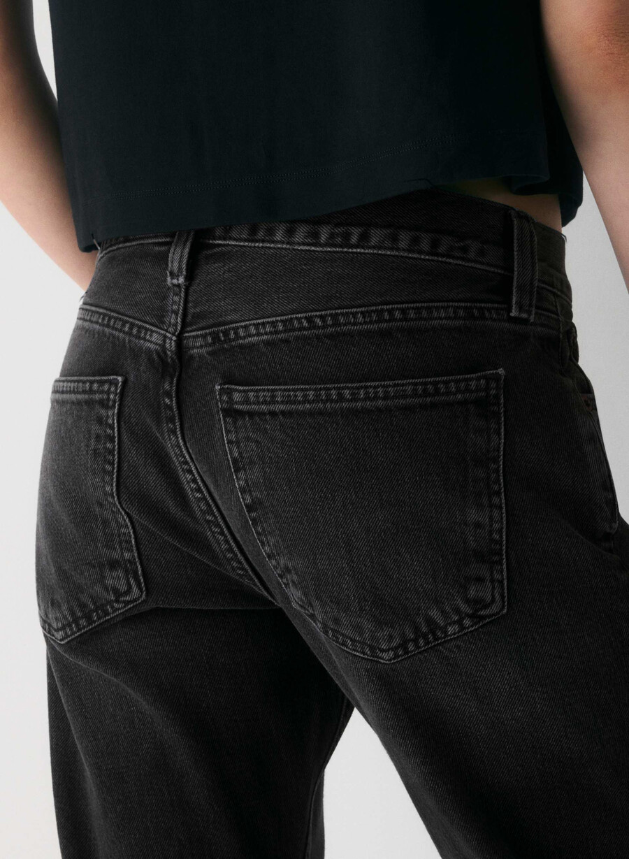 agolde lågmidjade smala jeans arcane