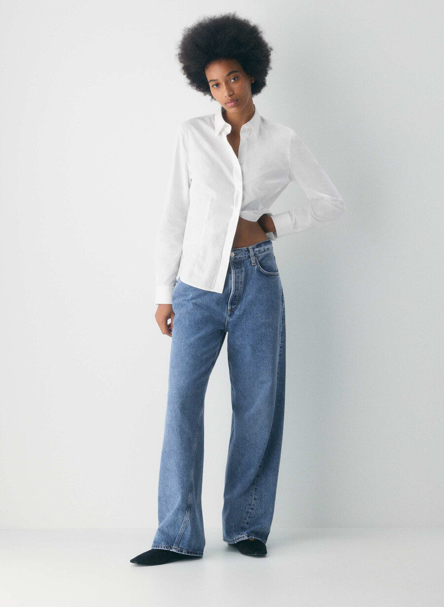 agolde twist låghängande baggy jeans myth