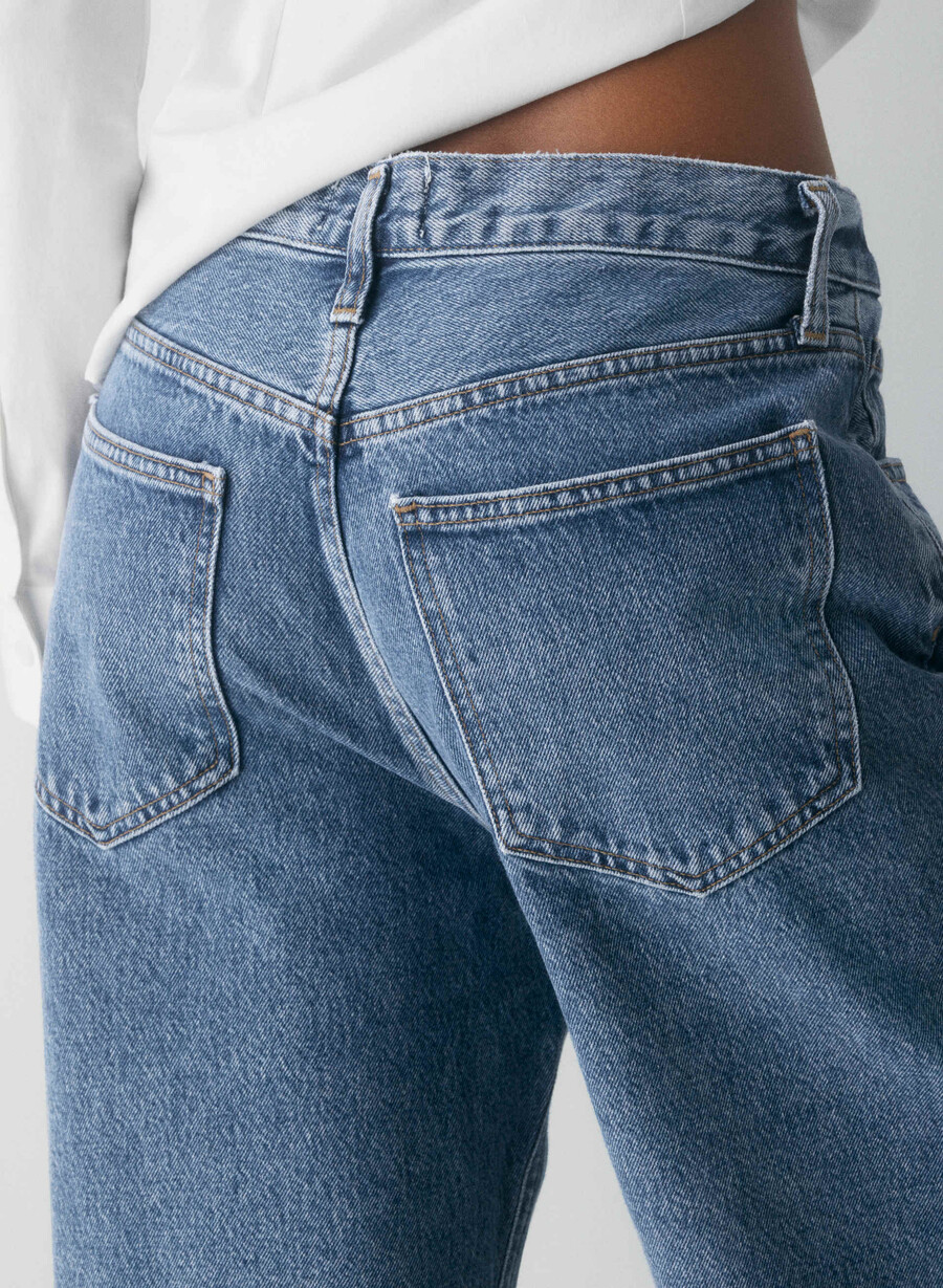 agolde twist låghängande baggy jeans myth