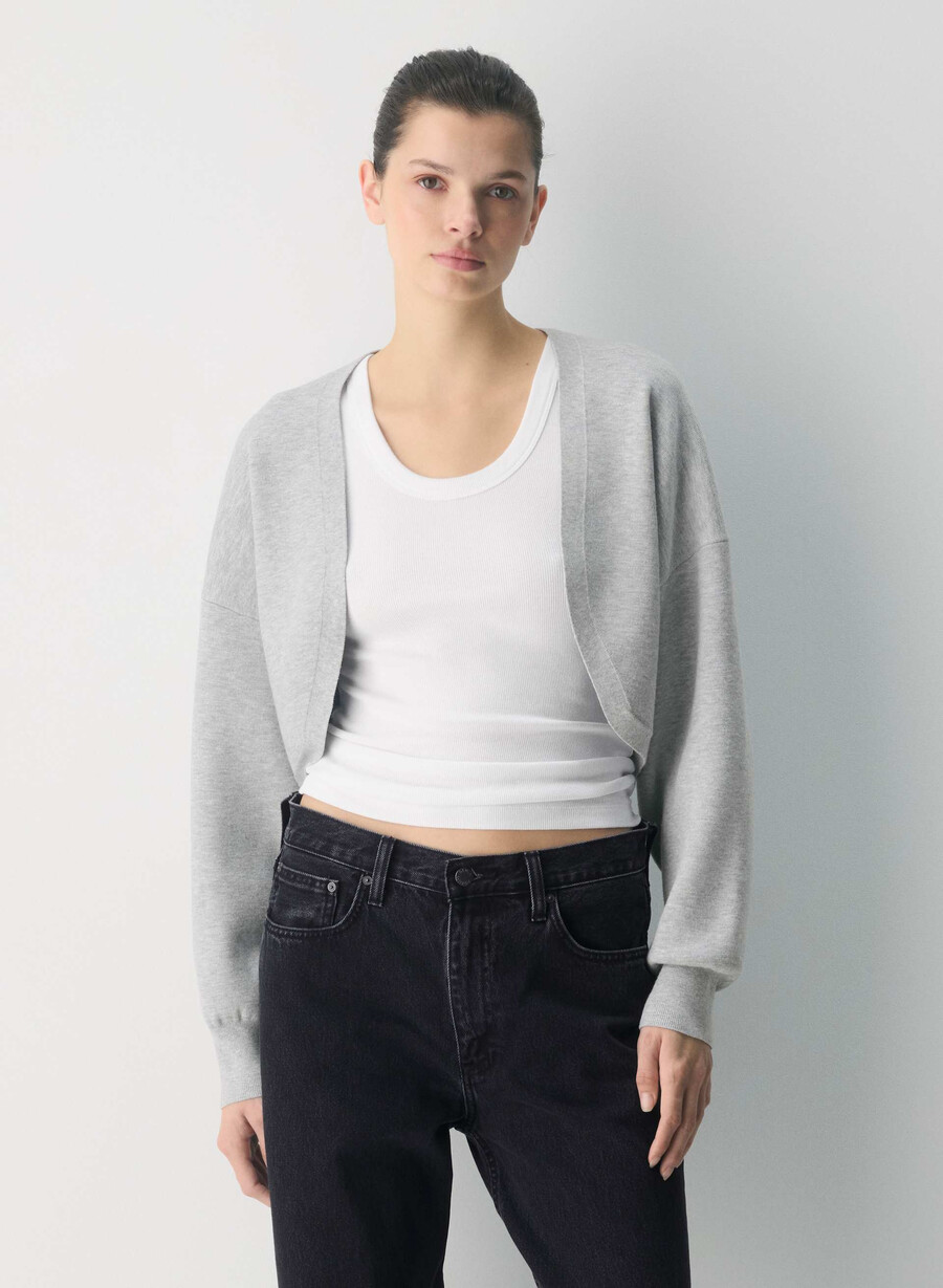 new decision shrug - wonder yarn ljunggrå krom