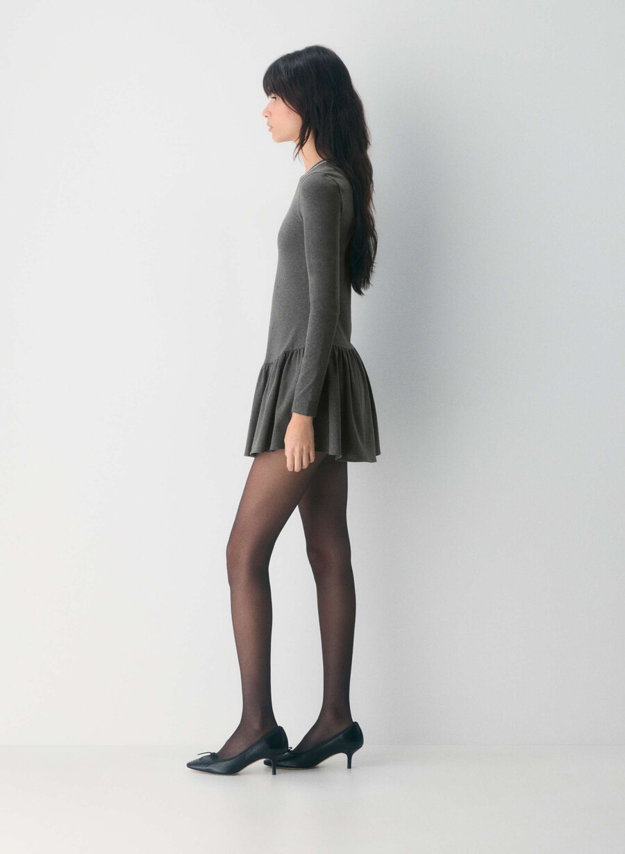 chill figurine klänning ljunggrön