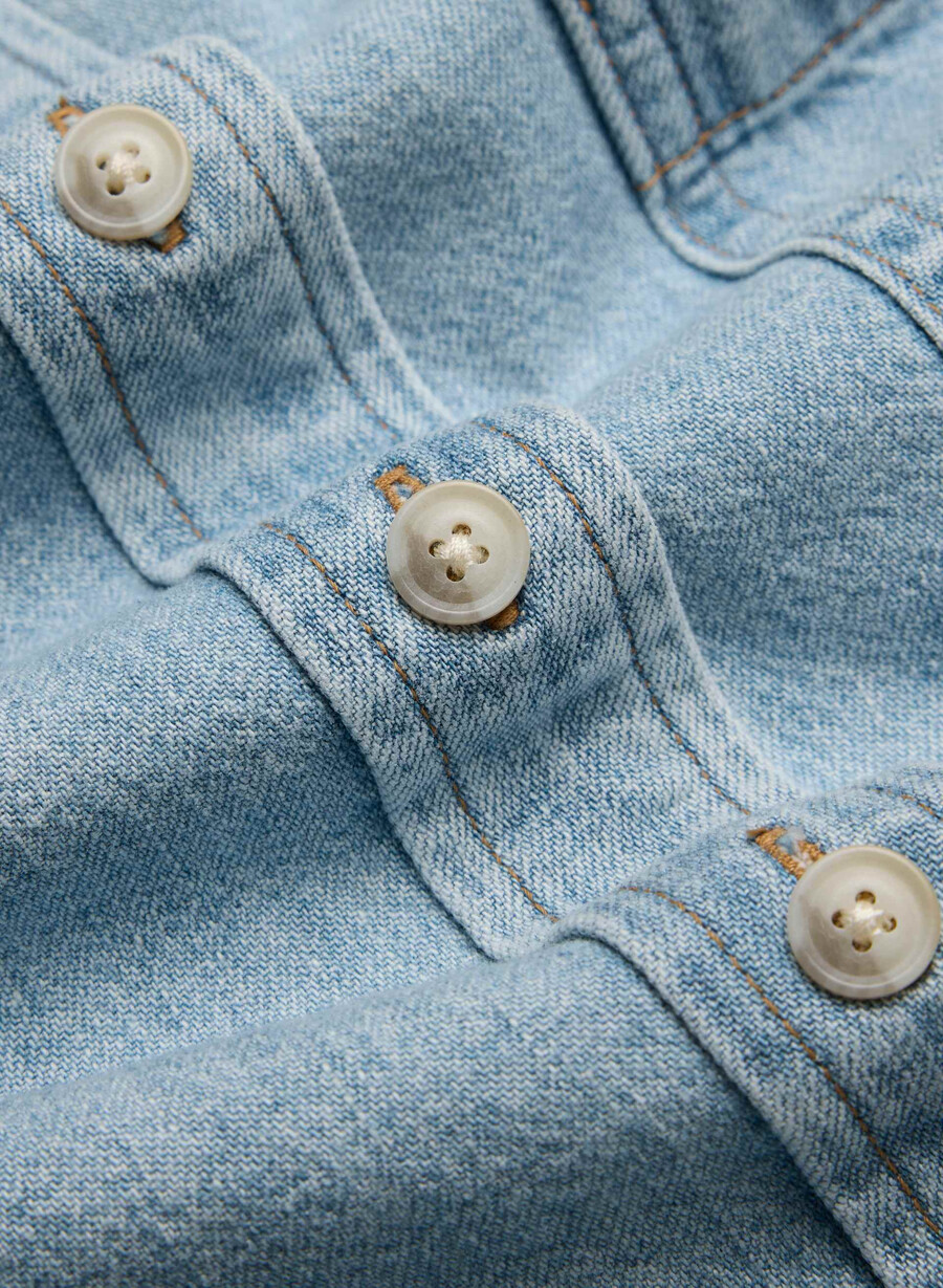 denim forum 80-talets bekväma jeansskjorta here comes the sn bl