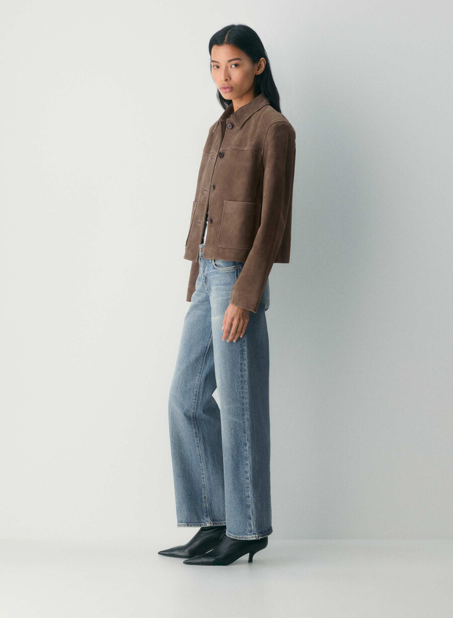 denim forum pam super lo-rise wide jeans vintage medium blÅ
