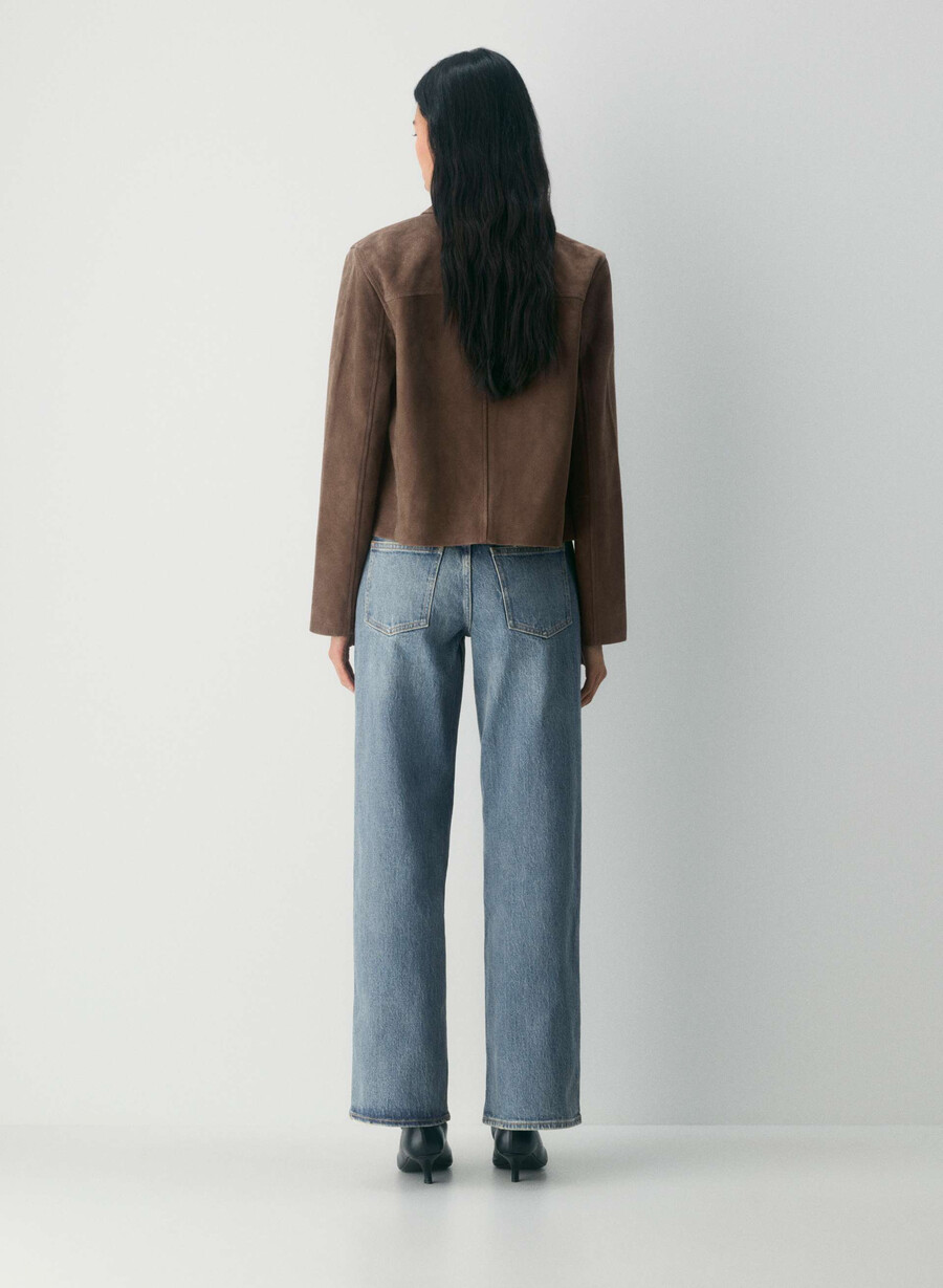denim forum pam super lo-rise wide jeans vintage medium blÅ