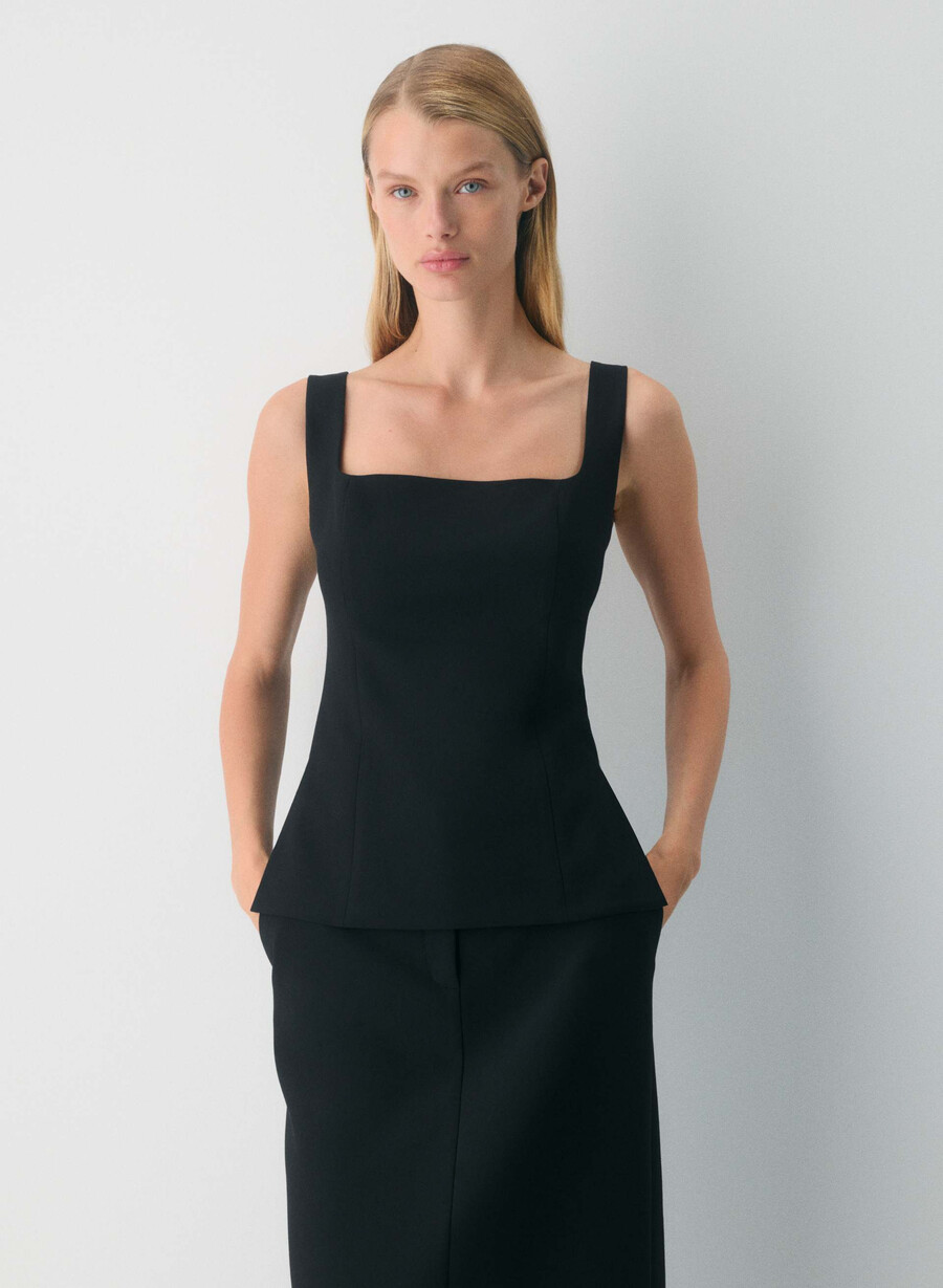 krönikör top black