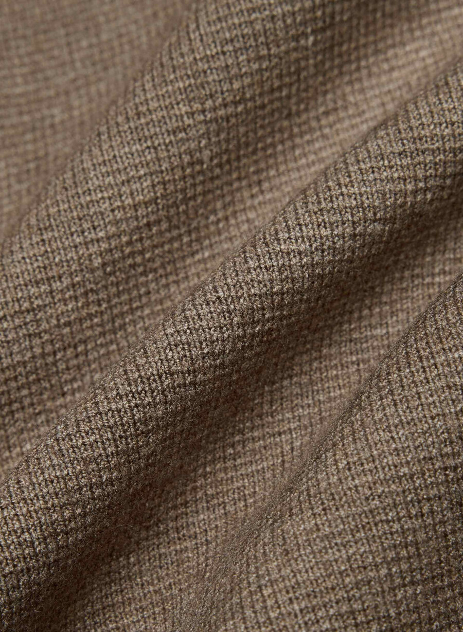 new society kofta - wonder yarn heather folio brun