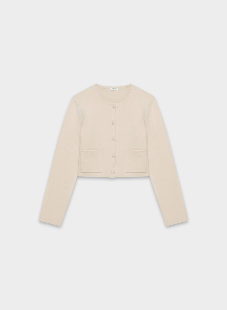 anmärkningsvärd kofta - wonder yarn matte pÄrlor