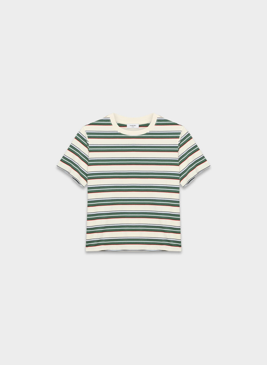 cottonwhisk emma t-shirt lt bjÖrknorigrÖn