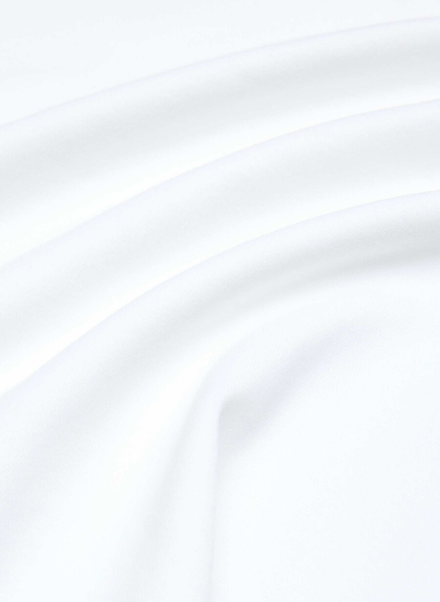 interlock cotton steps långärmad vit