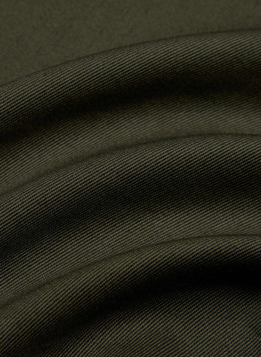 regent kort trenchcoat - rich twill mÖrkoliv