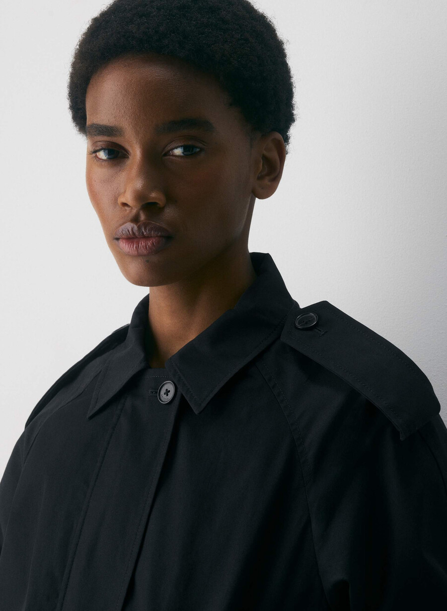 arno-jackan - city twill svart