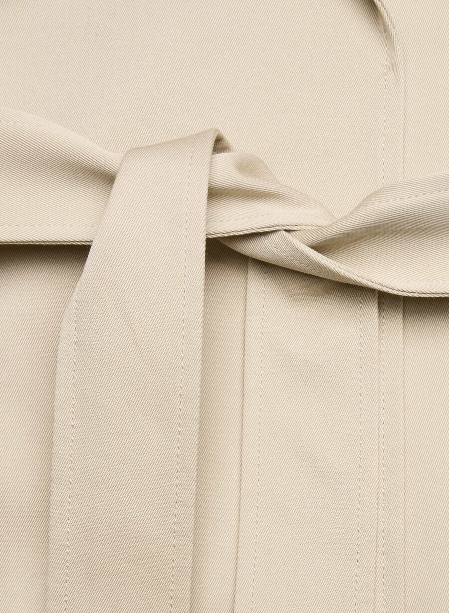 davis trench coat - rich twill marcona beige