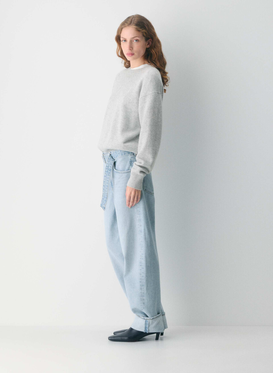 agolde cuffed tapered jean dew point
