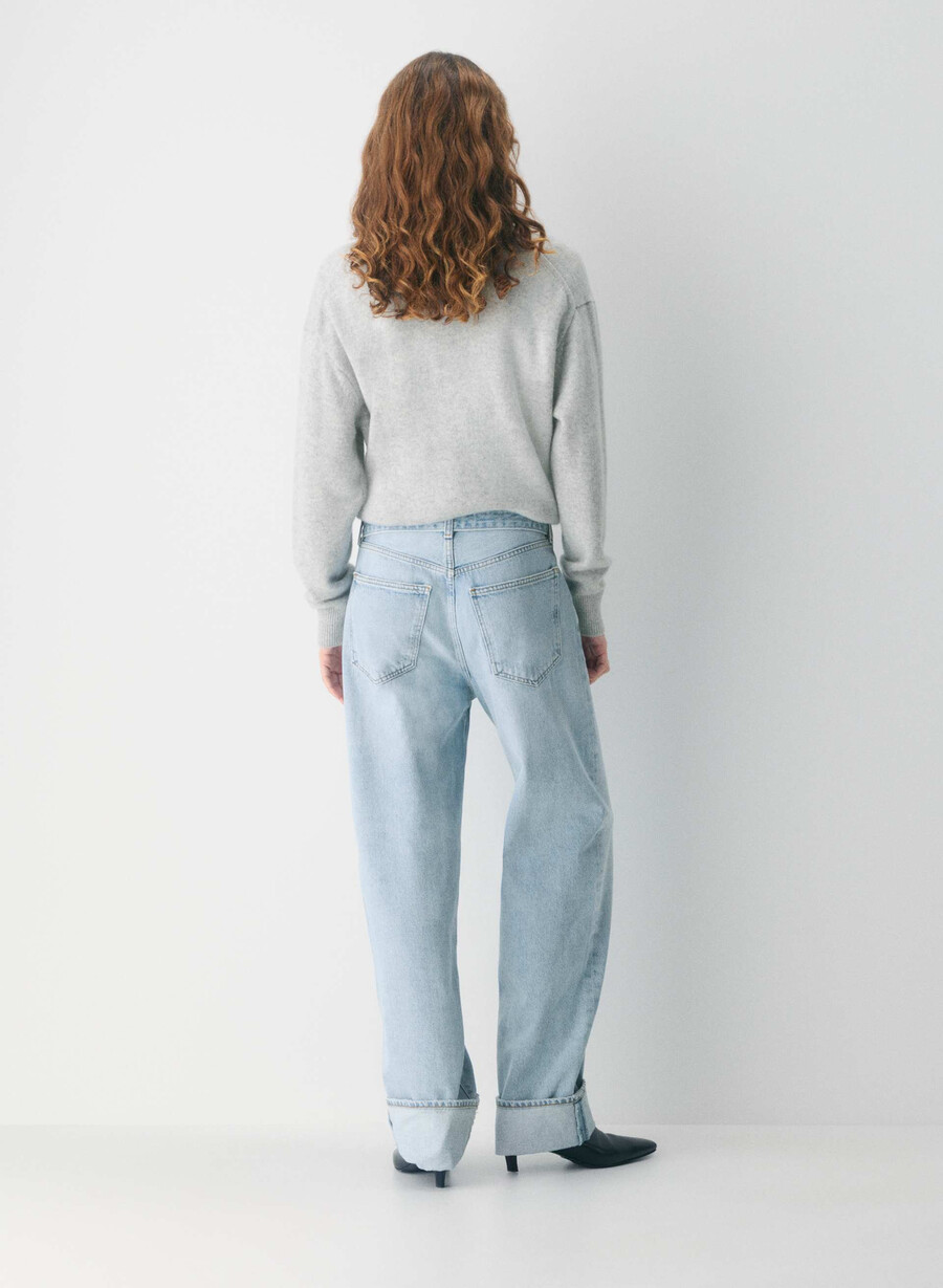 agolde cuffed tapered jean dew point