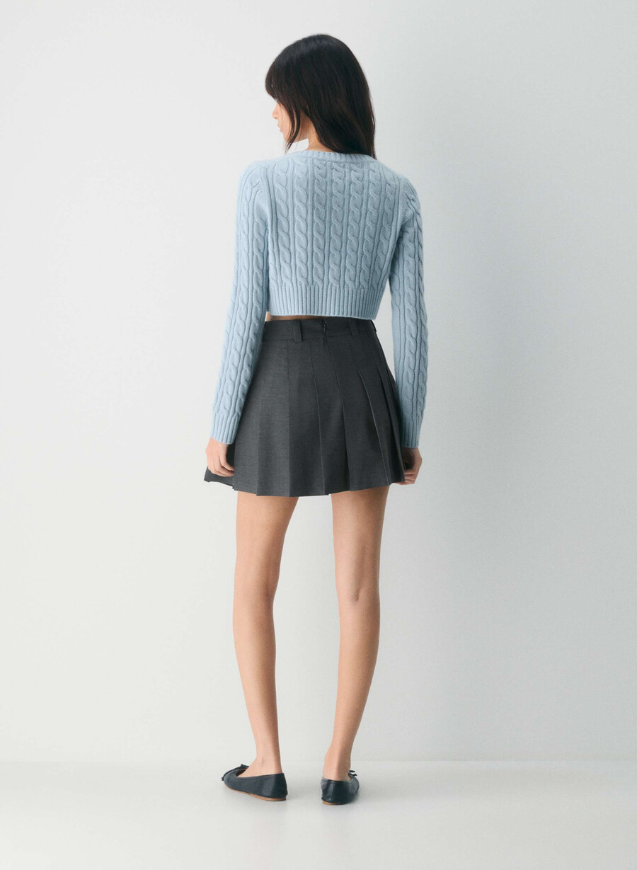 teacup cardigan dew blue