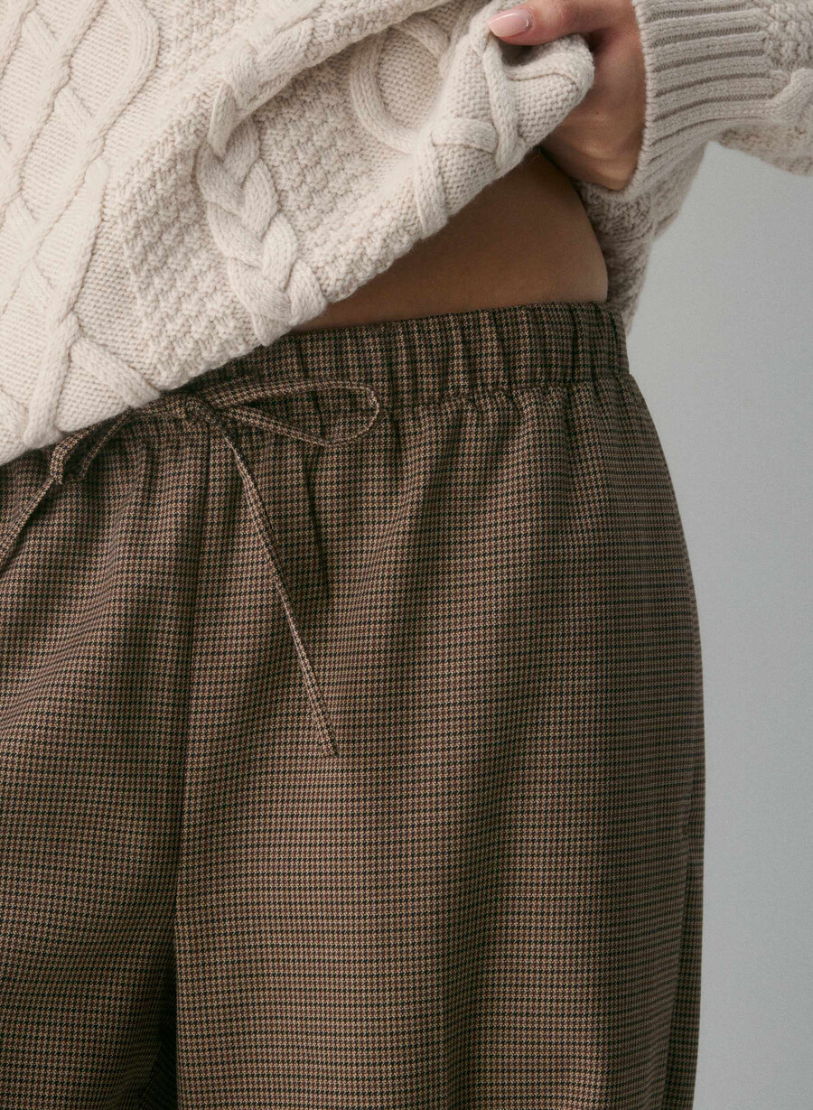 the lodge pant - raffinerad orl rutigt rm brd br