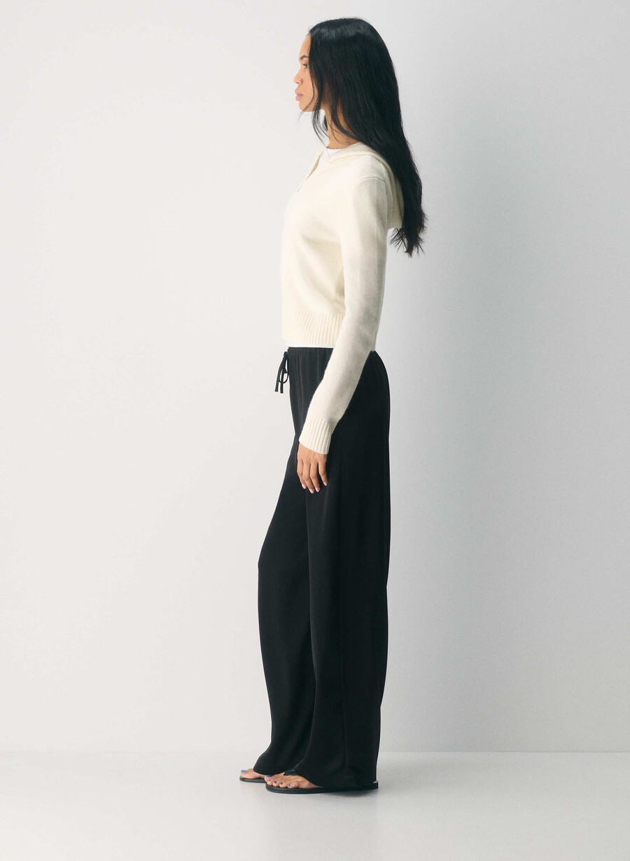 essential cashmere idyllic zip hoodie ljusbjÖrk