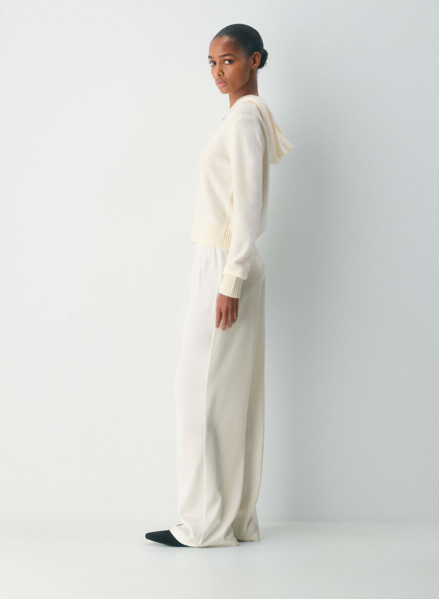 essential cashmere idyllic zip hoodie whisper whisper white
