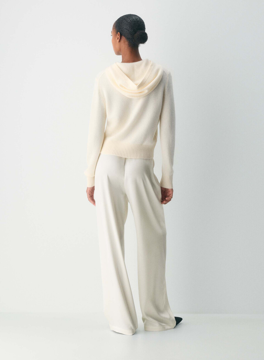 essential cashmere idyllic zip hoodie whisper whisper white