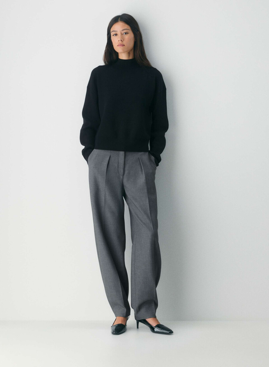 village mockneck svart