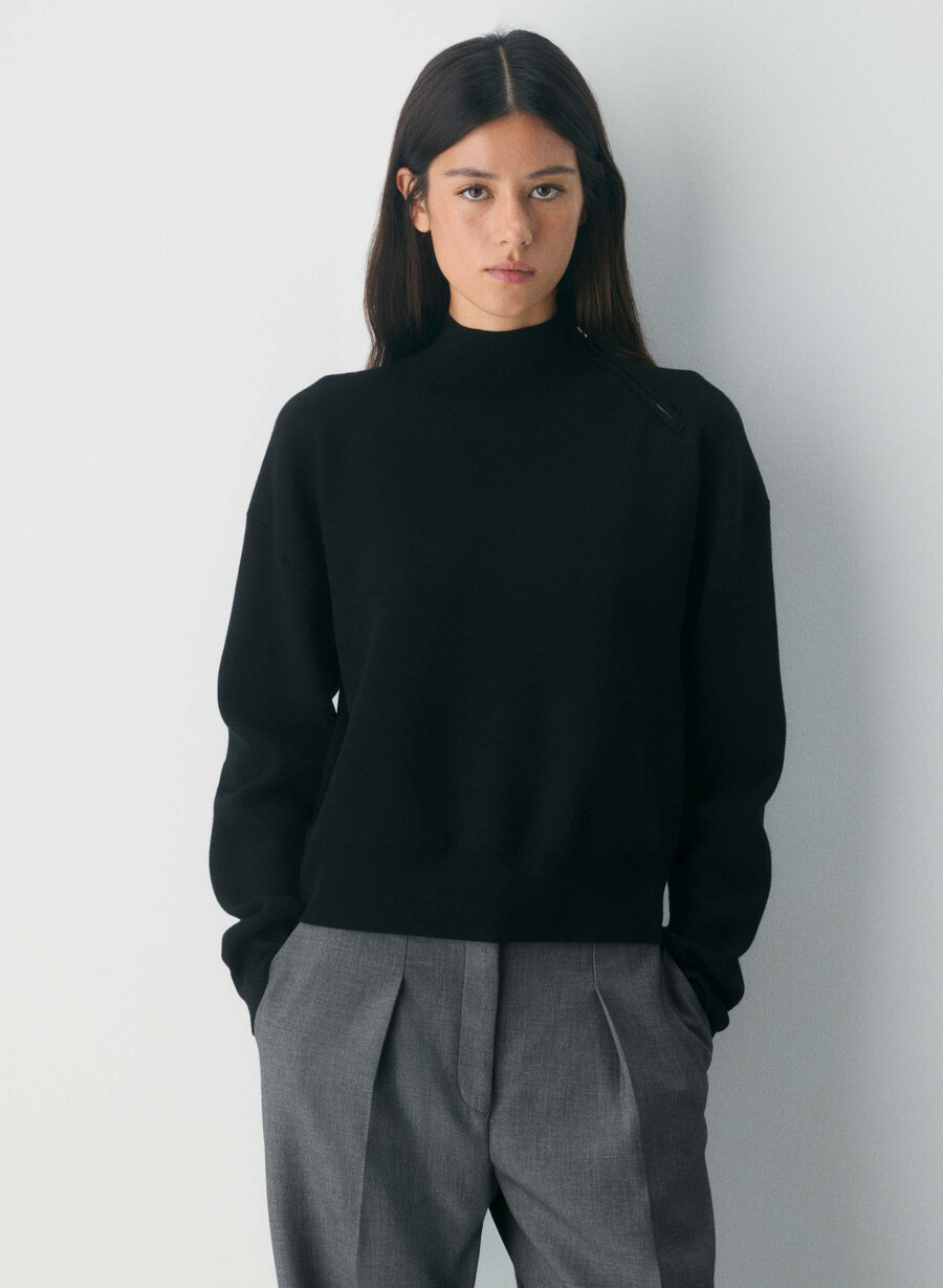 village mockneck svart