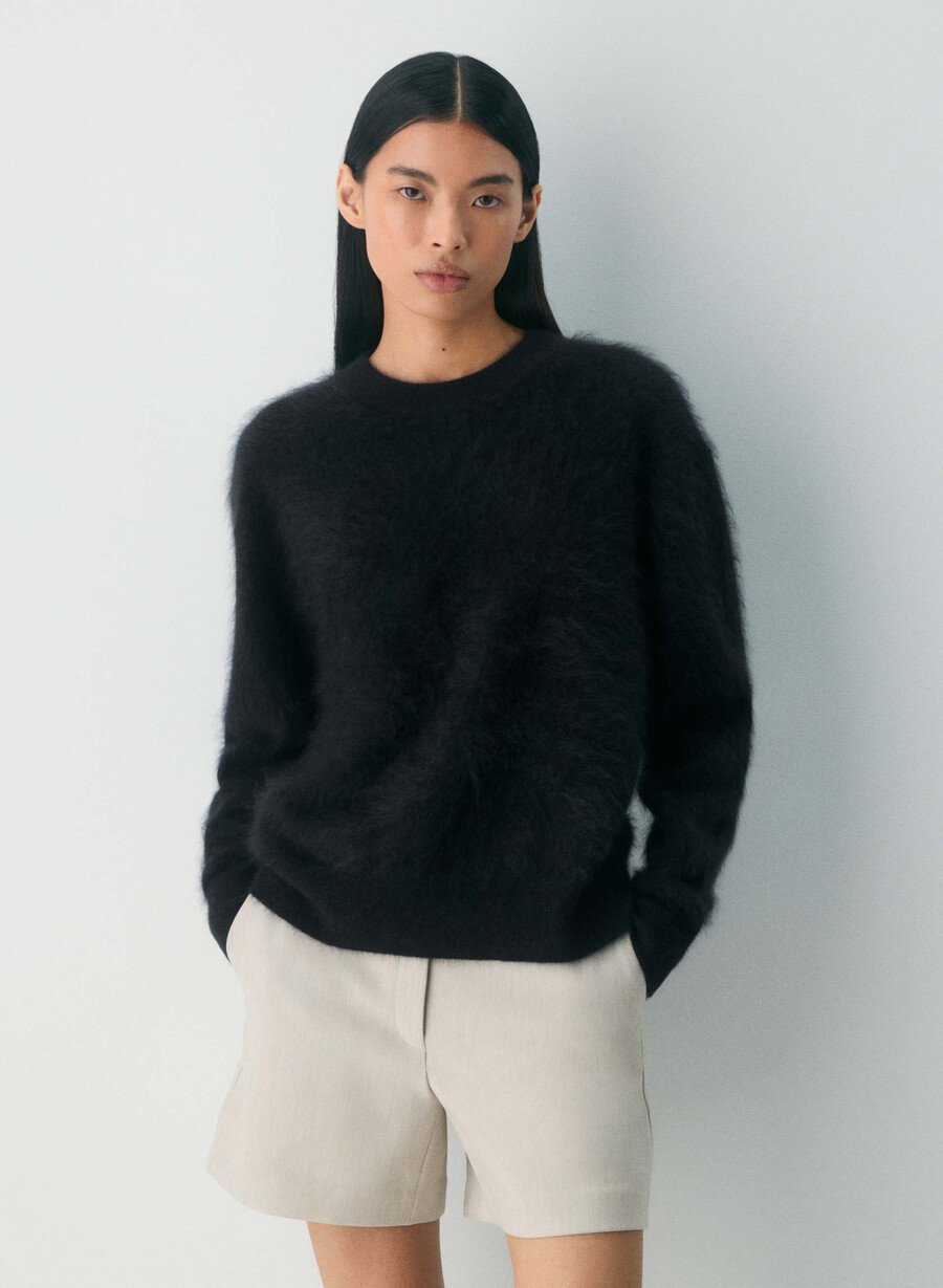 new agency mid-thigh shorts ljungfärgade matte pearl