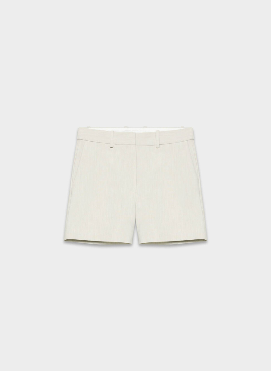 new agency mid-thigh shorts ljungfärgade matte pearl