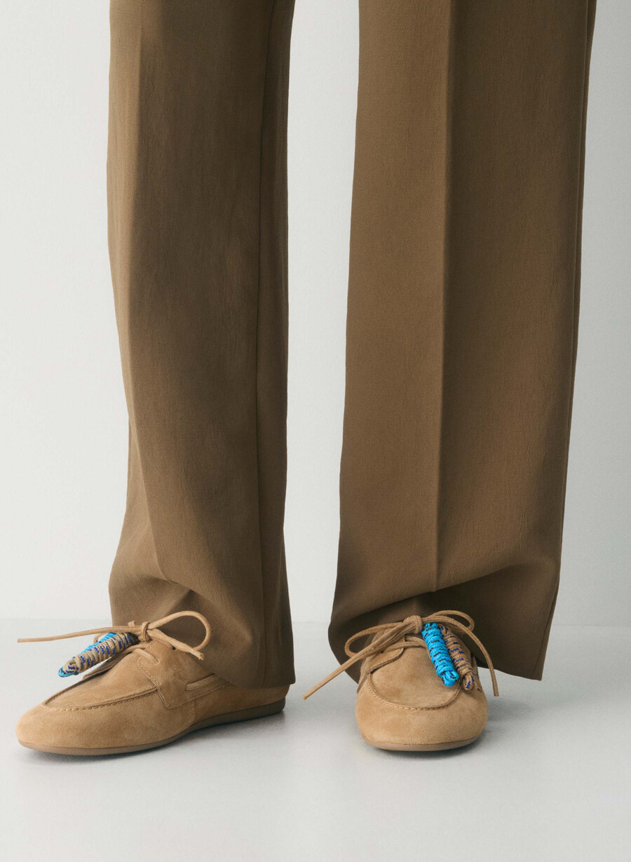 sperry x aritzia slim boat shoe - mocka tan khaki
