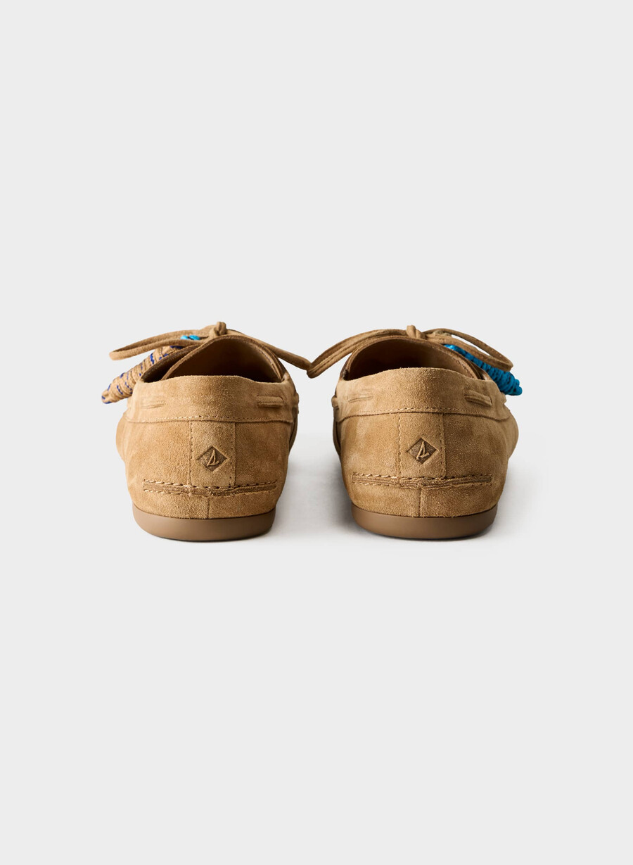 sperry x aritzia slim boat shoe - mocka tan khaki