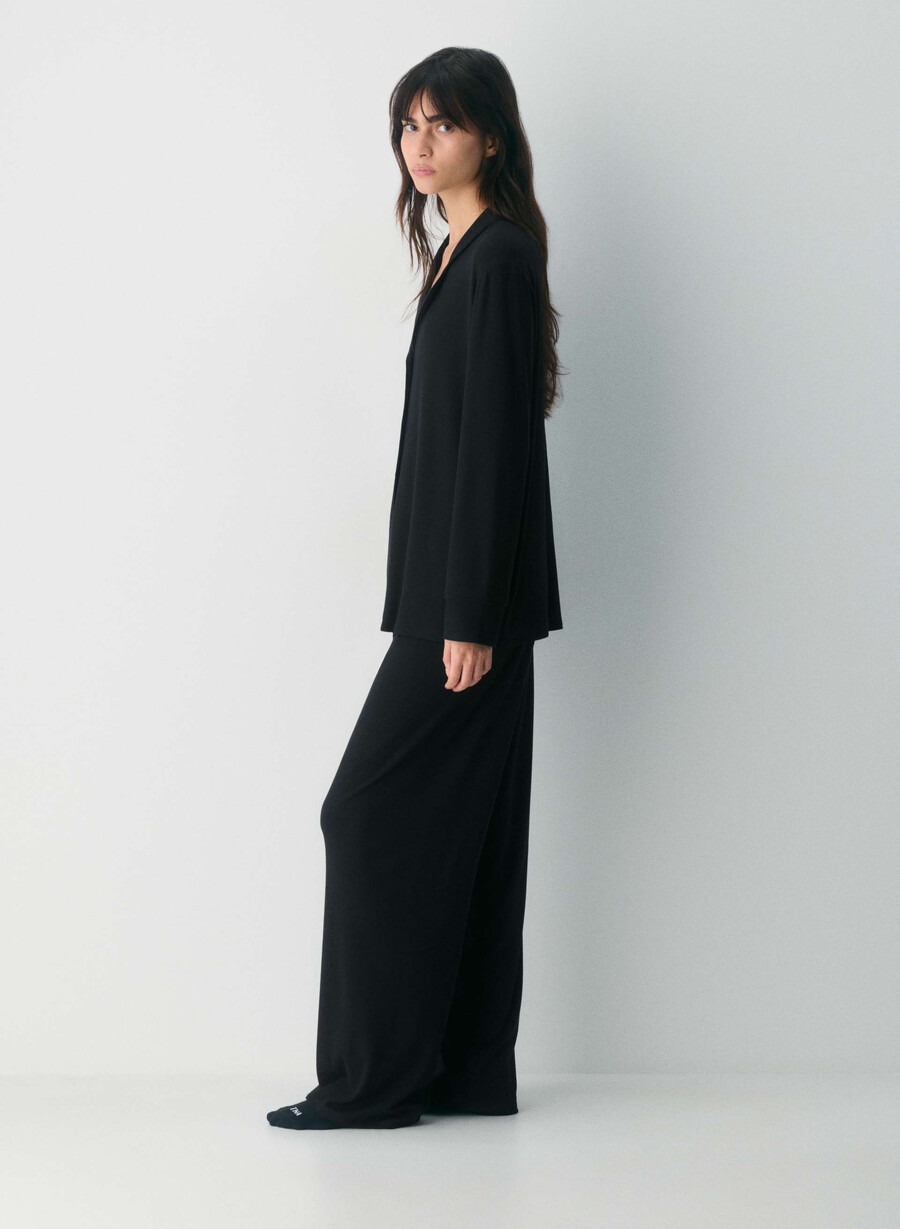 tomorrow pyjamas skjorta svart