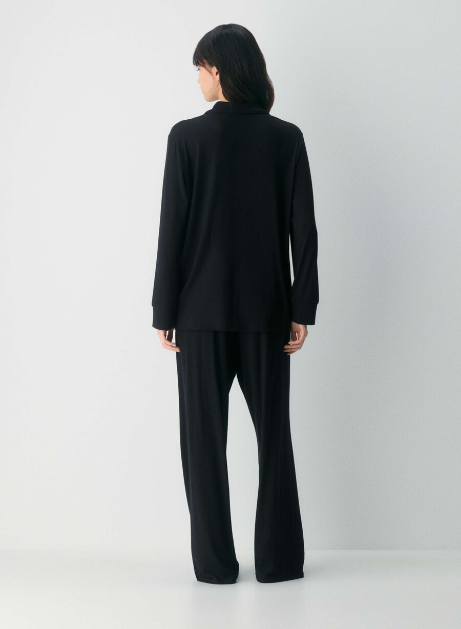 tomorrow pyjamas skjorta svart