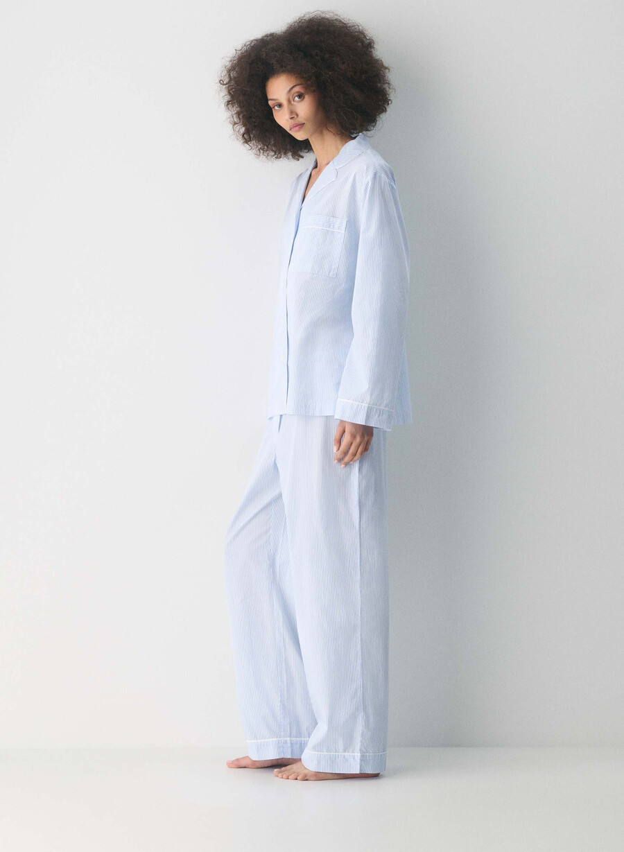 laze poplin pyjamasskjorta wlsn strÄng crfl svv