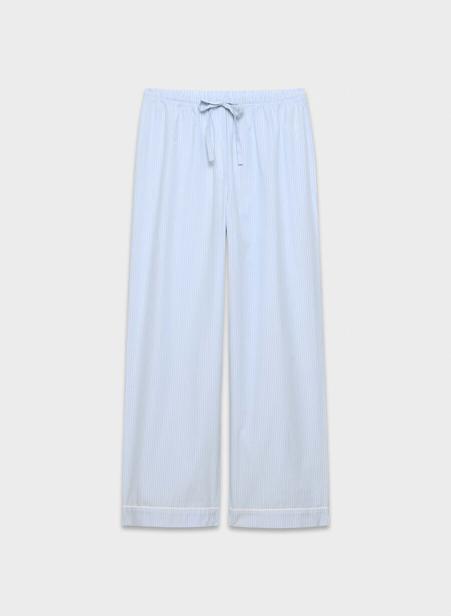 laze poplin pyjamasbyxa shlb strip cr bbt