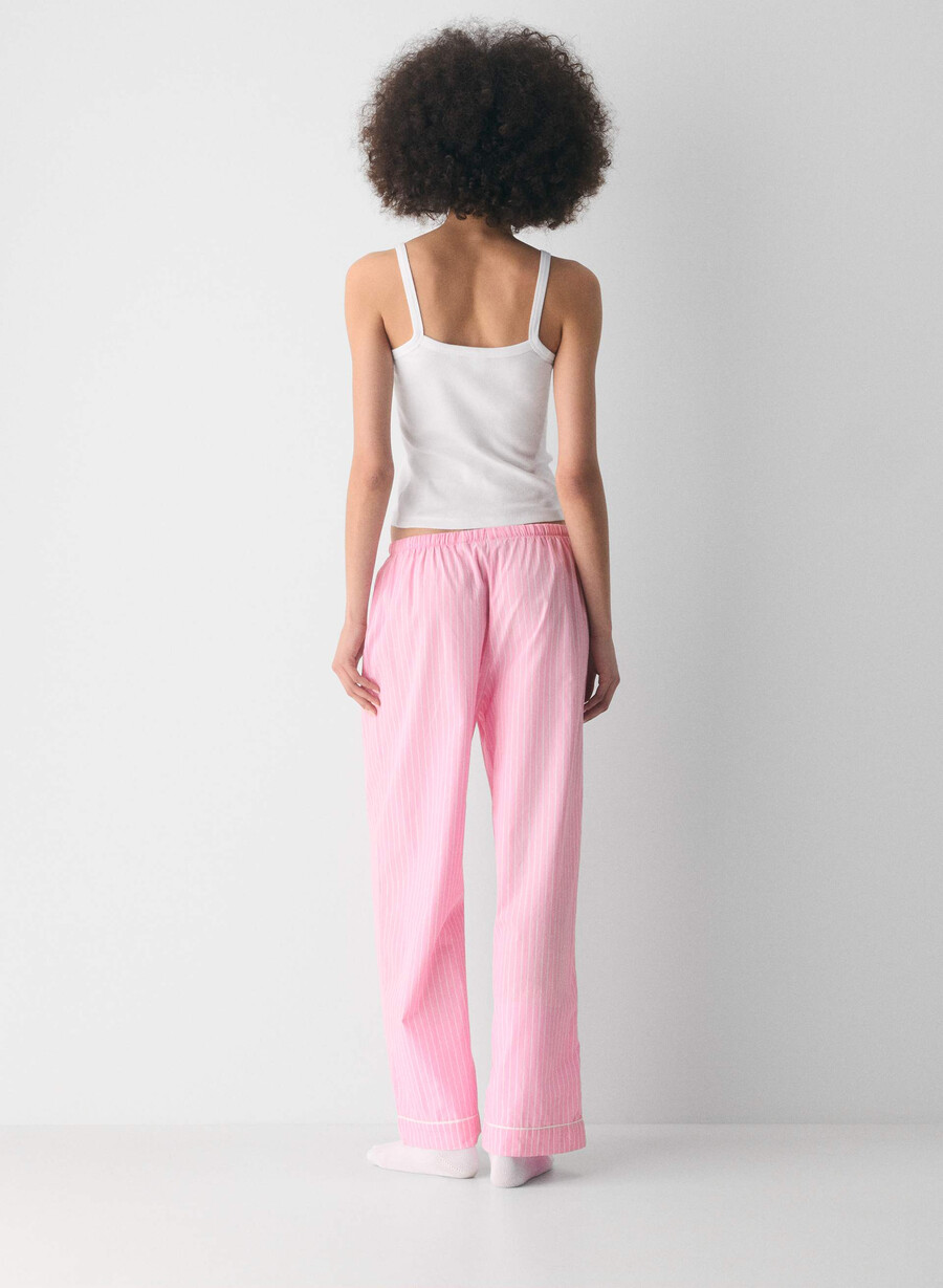 laze poplin pyjamasbyxa mtchl strpp jb pkbw
