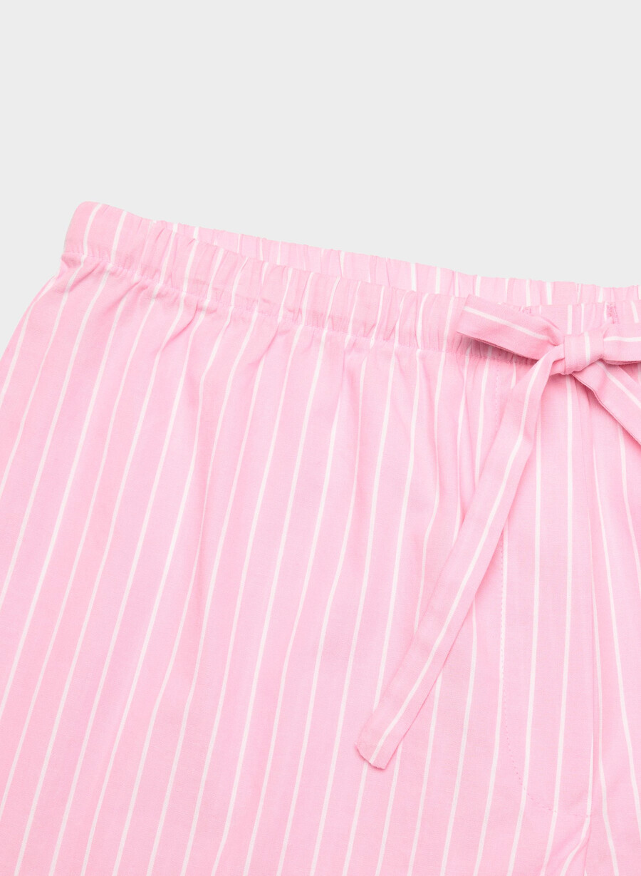 laze poplin pyjamas short mtchl strrp jb pkb white