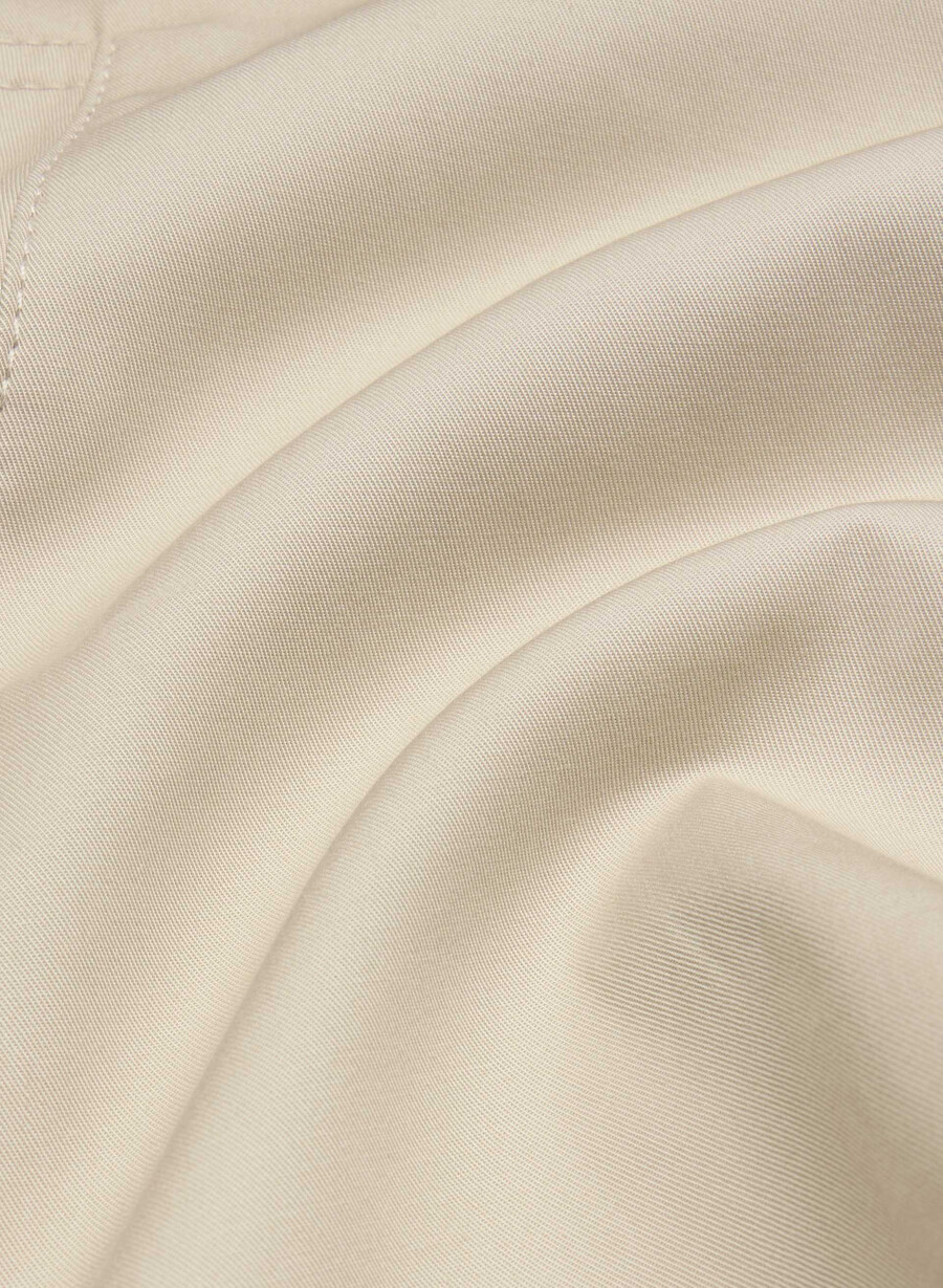 finch kort trench coat - city twill marcona beige