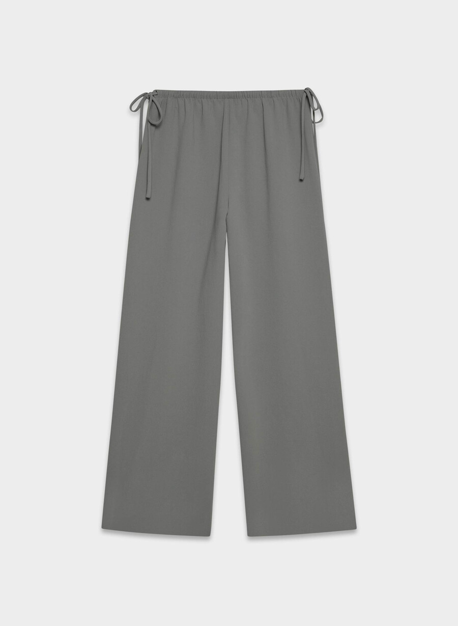artisan pant - crepette mÖrkgrÅ