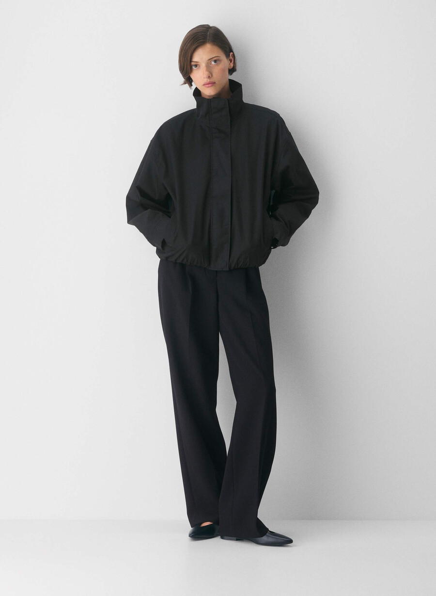 geneva-jackan - city twill svart