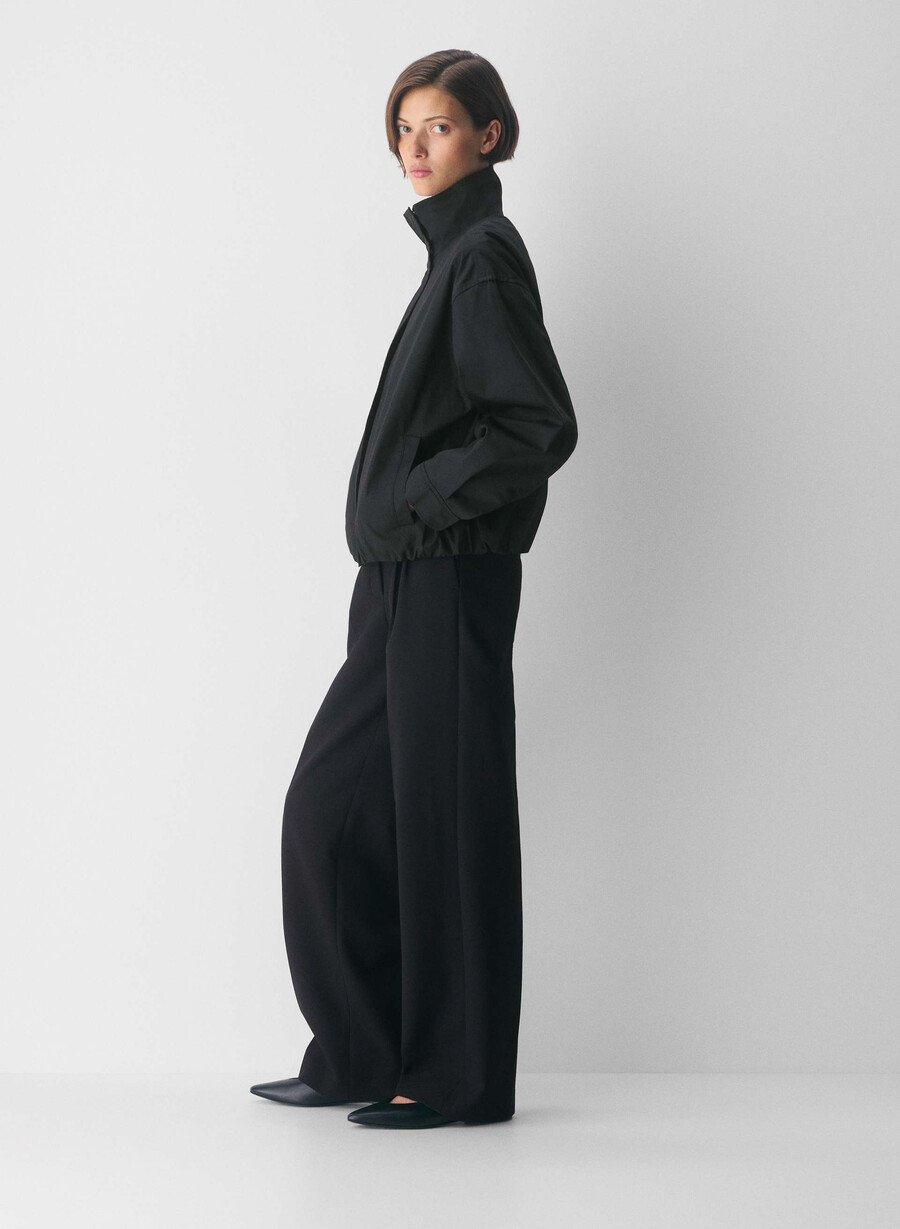 geneva-jackan - city twill svart